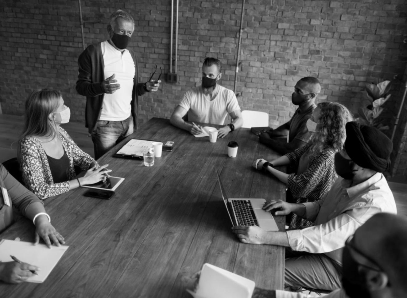 Ambiente di lavoro professionale per il coaching